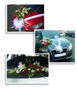 décoration de voiture pour mariage